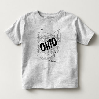 Camiseta De Bebé Rompecabezas de Ohio Maze