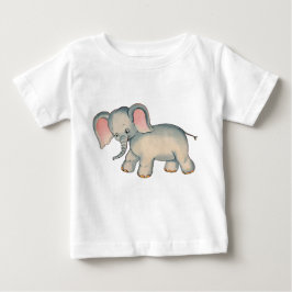 Camiseta De Bebé Romper bebé elefante retro