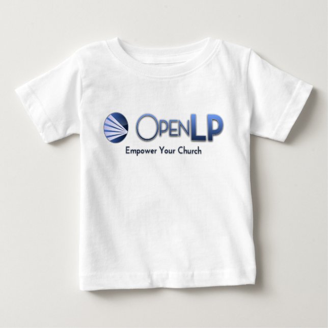 Camiseta De Bebé Romper de bebé de OpenLP (Anverso)