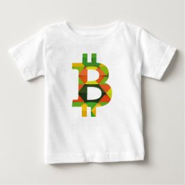 Camiseta De Bebé Romper de BITCOIN/PATTERN-Toddler