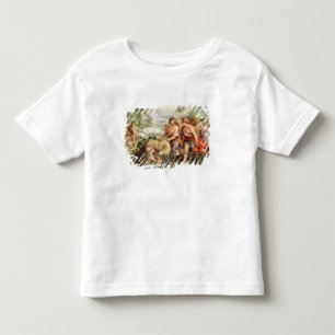 Camiseta De Bebé Romulus amamantó por el ella-lobo