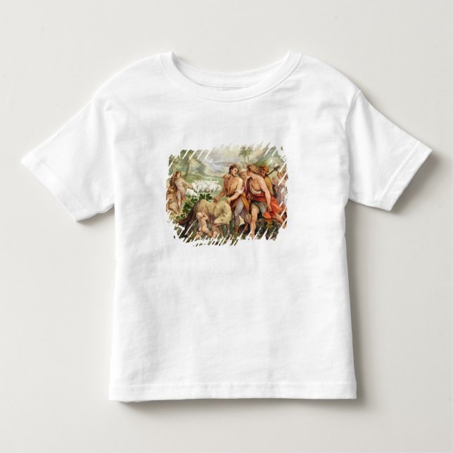 Camiseta De Bebé Romulus amamantó por el ella-lobo (Anverso)