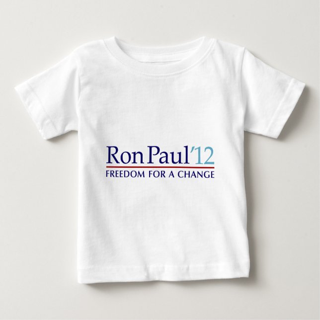 Camiseta De Bebé Ron Paul 2012 (Anverso)