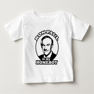 Camiseta De Bebé Ron Paul es mi homeboy