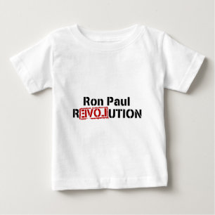 Camiseta De Bebé ron-Paul-revolución