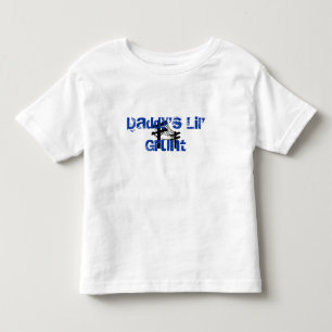Camiseta De Bebé Ronco-Lineboy de Lil del papá Niño-AZUL
