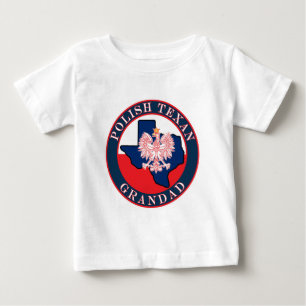 Camiseta De Bebé Ronda de granadería texana polaca