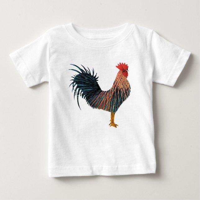 Camiseta De Bebé Rooster (Anverso)