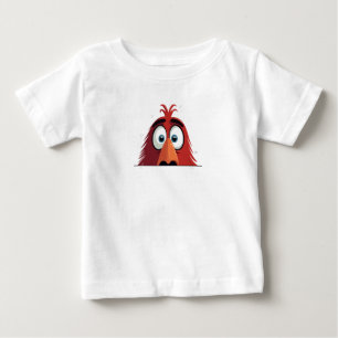 Camiseta De Bebé Rooster Peeking Cute Adorable Gracioso Personaliza