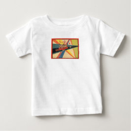 CAMISETA DE BEBÉ ROPA DE BEBÉ:CON ILUSTRACIONES FRANCESES DE VINTAG