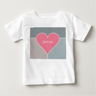 Camiseta De Bebé Ropa de bebé con nombre personalizado de patrón de