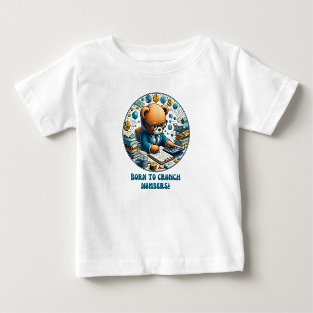 Camiseta De Bebé Ropa de bebé contable para niños/chicas (Anverso)