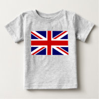 Ropa de bebé de bandera británica | Diseño de jack
