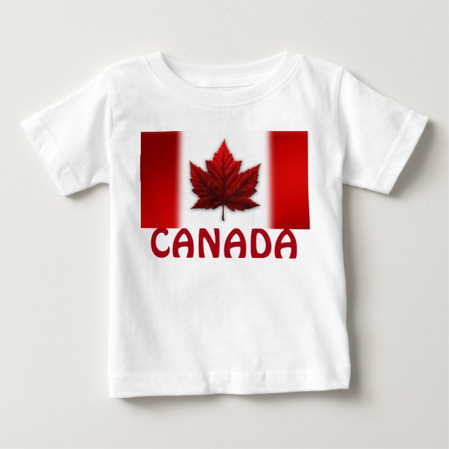 Camiseta De Bebé Ropa de bebé de Canadá Creeper Regalo de recuerdo  (Anverso)