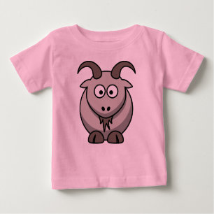 Camiseta De Bebé Ropa de cabra gris para recienes nacidos de marca