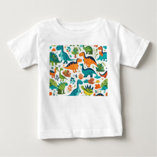 Camiseta De Bebé Ropa de caracteres de dinosaurio