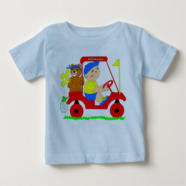 Camiseta De Bebé ropa de golf para bebés (Anverso)