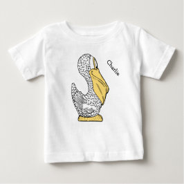 Camiseta De Bebé Ropa de nombre de aduana para Ilustraciones animal