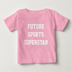 Camiseta De Bebé Ropa de nombres de uso de Sports Superstar