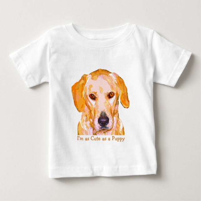 Camiseta De Bebé Ropa del niño del labrador retriever del (Anverso)
