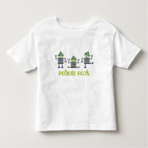 Camiseta De Bebé ROPA DEL NIÑO:: robots x 3
