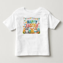 Ropa feliz de niños de Pascua