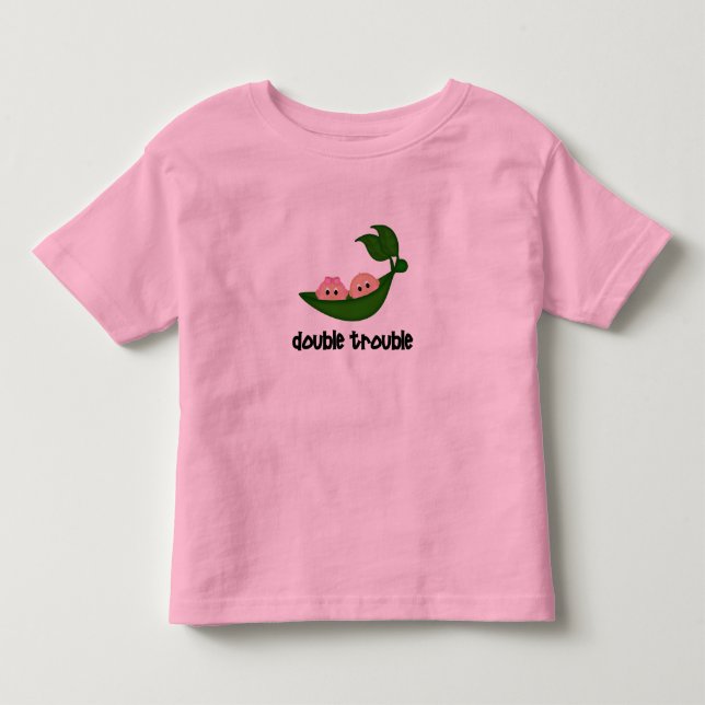 Camiseta De Bebé Ropa gemela de niño/Chica (Anverso)