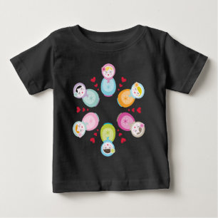 Camiseta De Bebé ROPA :: muñecas babushka - mandala