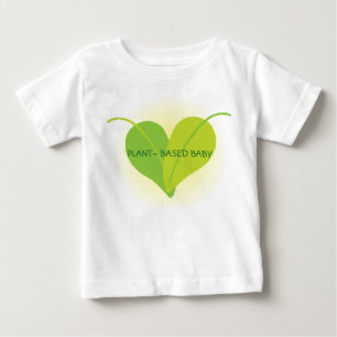 Camiseta De Bebé Ropa Planta-Basada del bebé