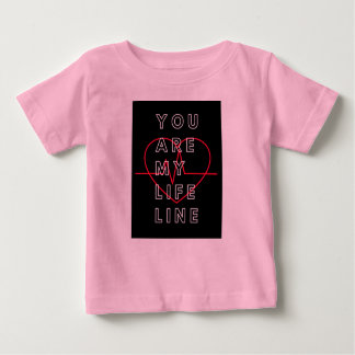 Camiseta de bebé rosa