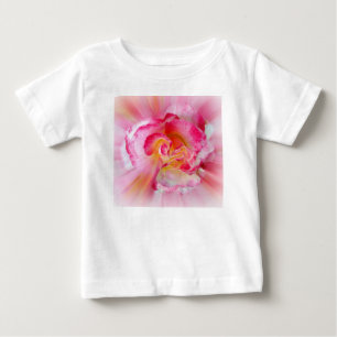 Camiseta De Bebé Rosa amarilla rosa