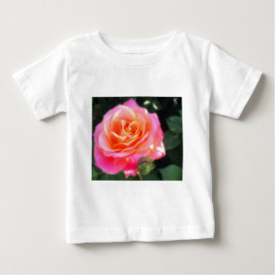 Camiseta De Bebé Rosa Corazón de Oro