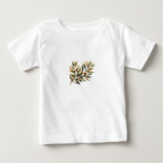 Camiseta De Bebé rosa de aceitunas para niños