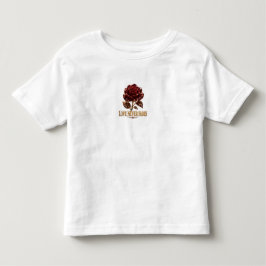 Camiseta De Bebé Rosa de Cristal Rubí - El Amor Nunca se Desvanece