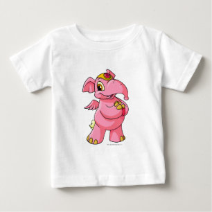 Camiseta De Bebé Rosa de Elephante