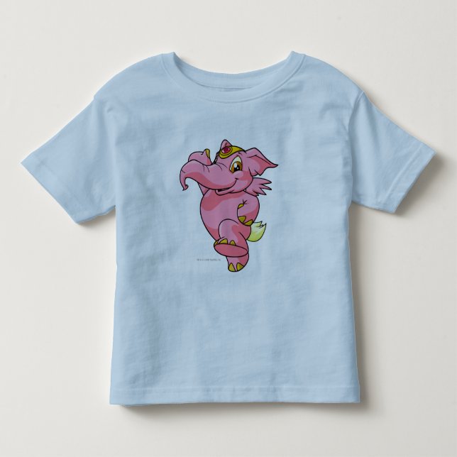Camiseta De Bebé Rosa de Elephante (Anverso)