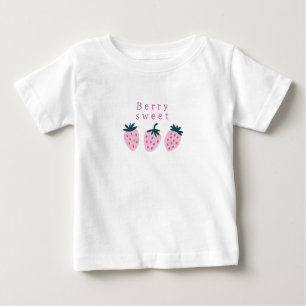 Camiseta De Bebé Rosa de fresa