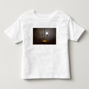 Camiseta De Bebé Rosa de los vientos en la parte superior del Faro 