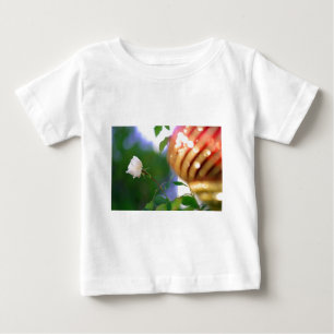 Camiseta De Bebé Rosa de Navidades blancos