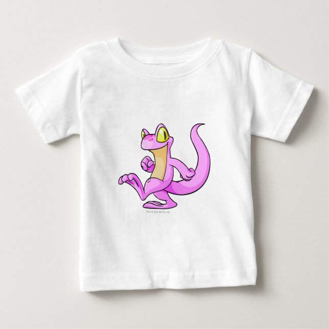 Camiseta De Bebé Rosa de Techo (Anverso)