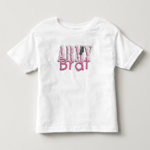 Camiseta De Bebé Rosa del palo de golf del ejército