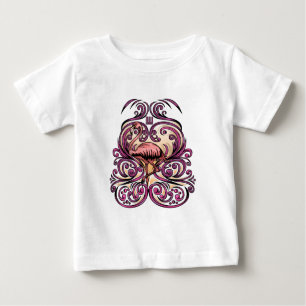 Camiseta De Bebé Rosa exótico
