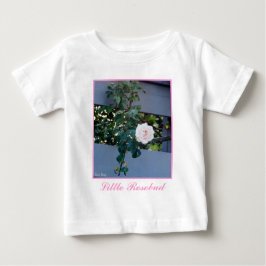 Camiseta de bebé rosa "Little Rosebud"