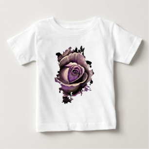 Camiseta De Bebé Rosa morado