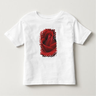 Camiseta De Bebé Rosa rojo floreciente