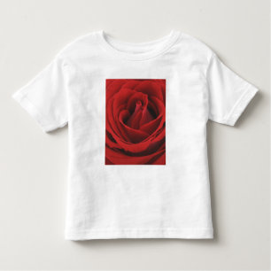 Camiseta De Bebé Rosa rojo floreciente