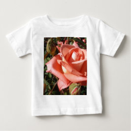 Camiseta De Bebé Rosa Rosa Melocotón