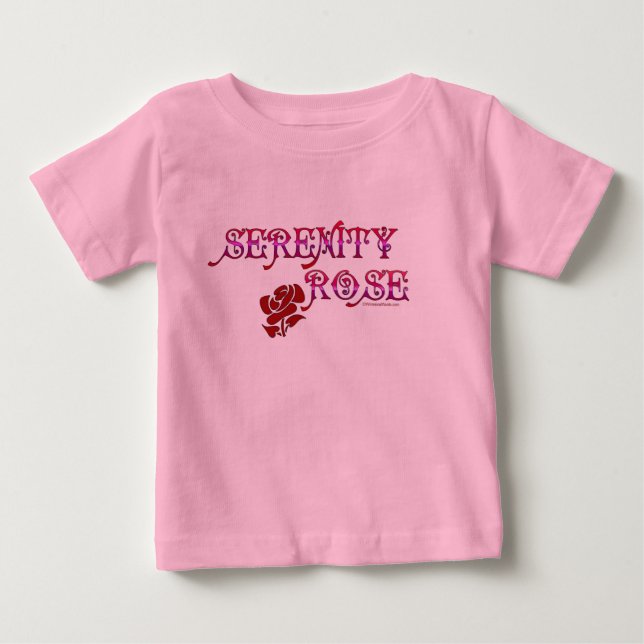 CAMISETA DE BEBÉ ROSA SERENITY (Anverso)