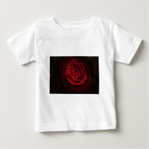 Camiseta De Bebé Rosa Vive Patrón Corazón Flor Paz Destino de Amor