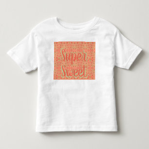 Camiseta De Bebé Rosa y Coral